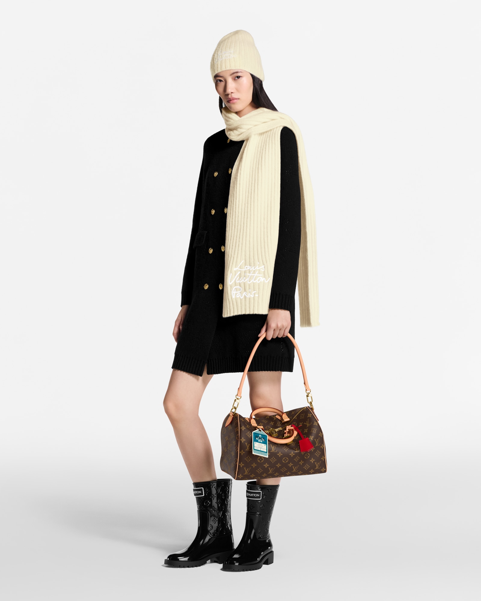 LV Script Scarf S00 - Women - Accessories | LOUIS VUITTON ®